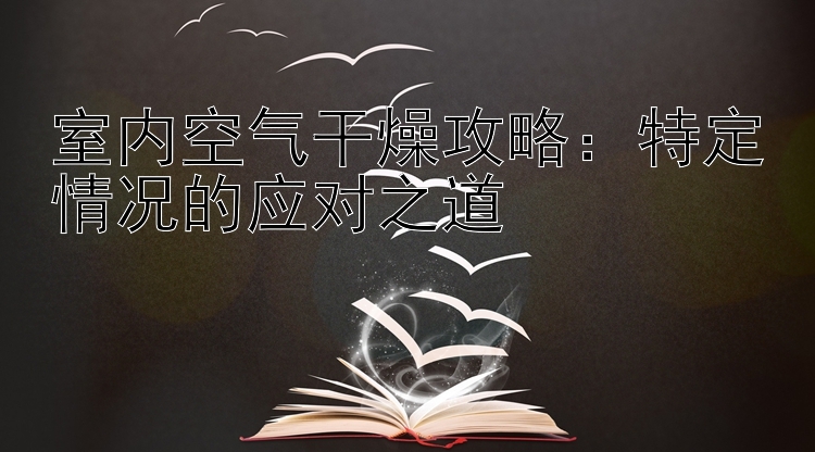 室内空气干燥攻略：特定情况的应对之道